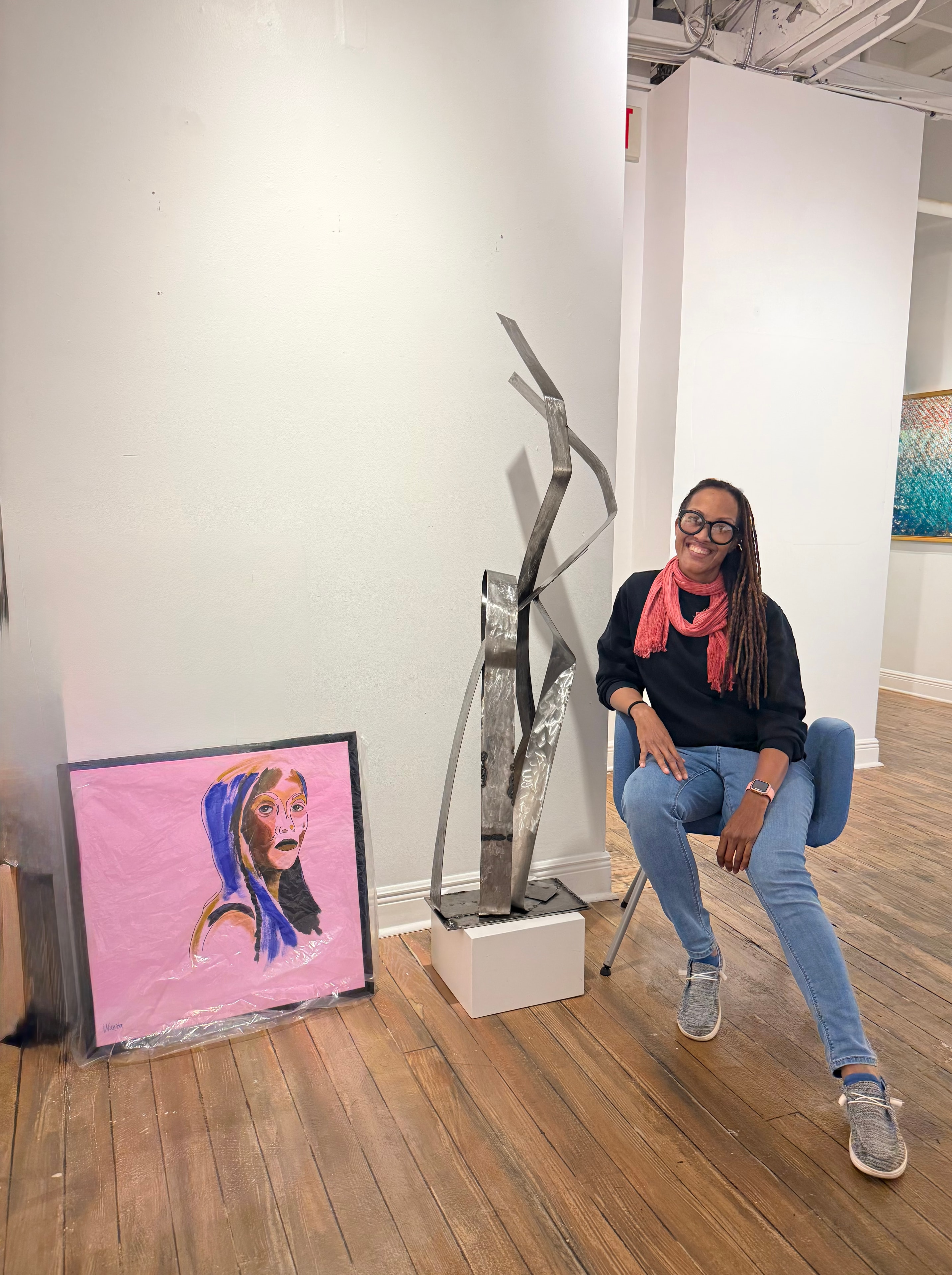 Recent exhibition — mixed media by Wanita Dixon